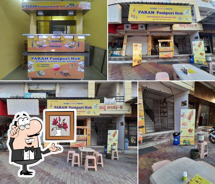 The interior of Param Panipuri Hub