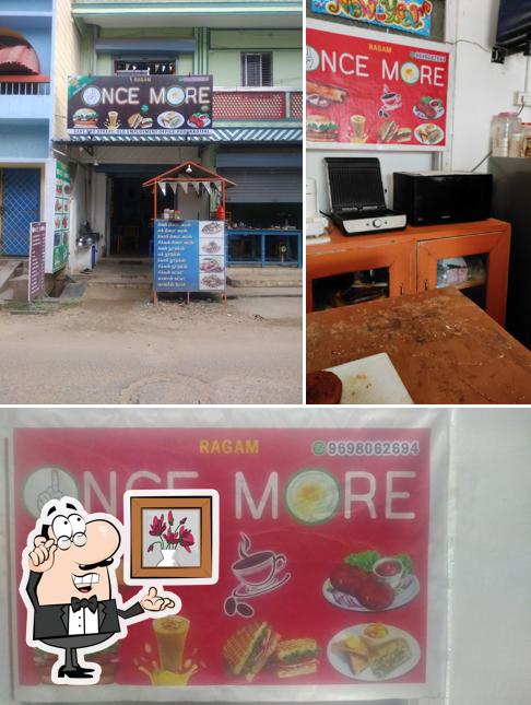The picture of interior and food at RAGAM ONCE MORE