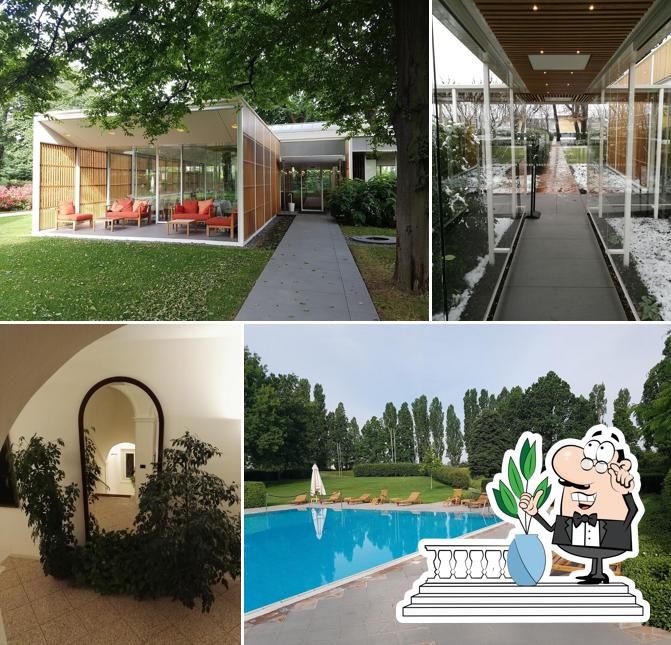 Gli esterni di Villa Casino Vicini