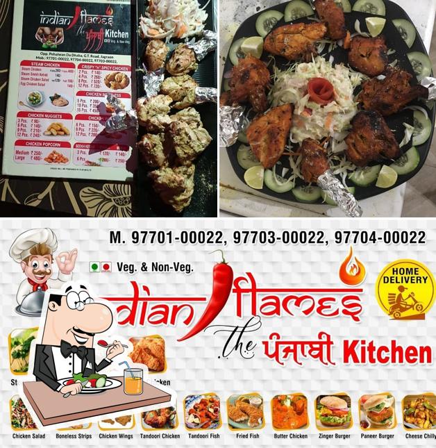 Food at Indian Flames