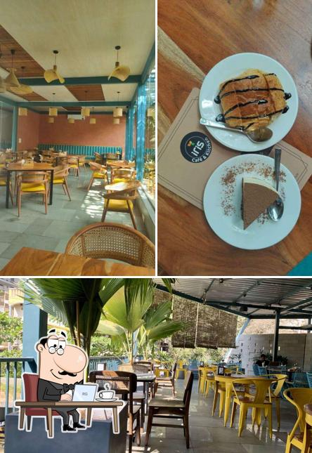The interior of Iris Café & Kitchen, JP Nagar