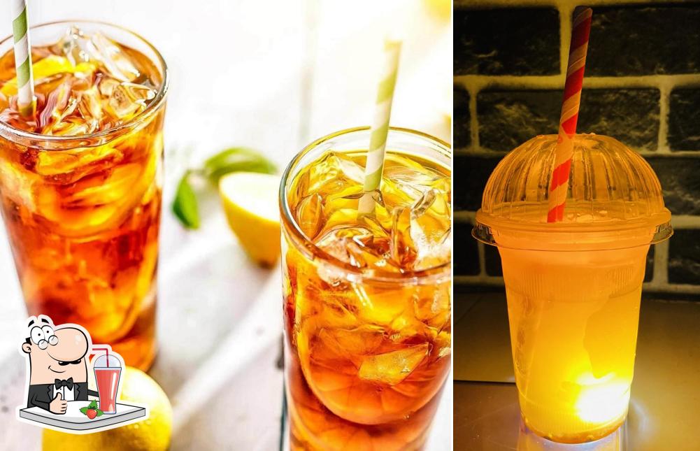 Enjoy a beverage at Momo Nation Cafe