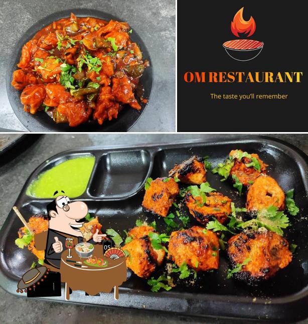 Food at Om Restaurant