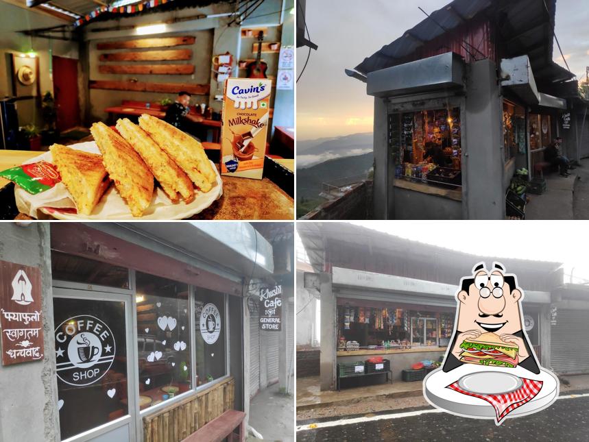 Order a sandwich at Khushi Cafe (with love)
