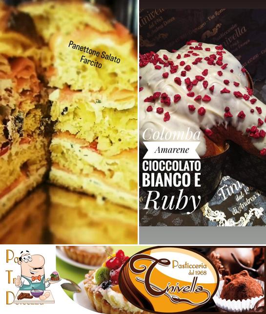 Pasticceria Tinivella di Andrea Dones offre un'ampia varietà di dolci