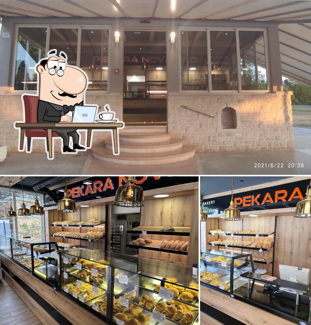 Gli interni di Pekara Novigrad