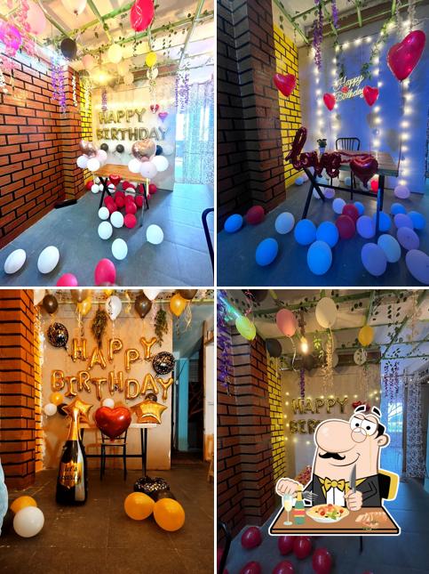 This is the photo showing food and interior at The food story restro