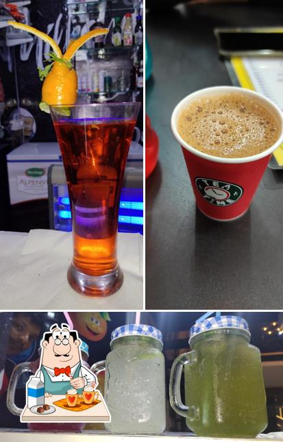 Enjoy a beverage at TEA TIME