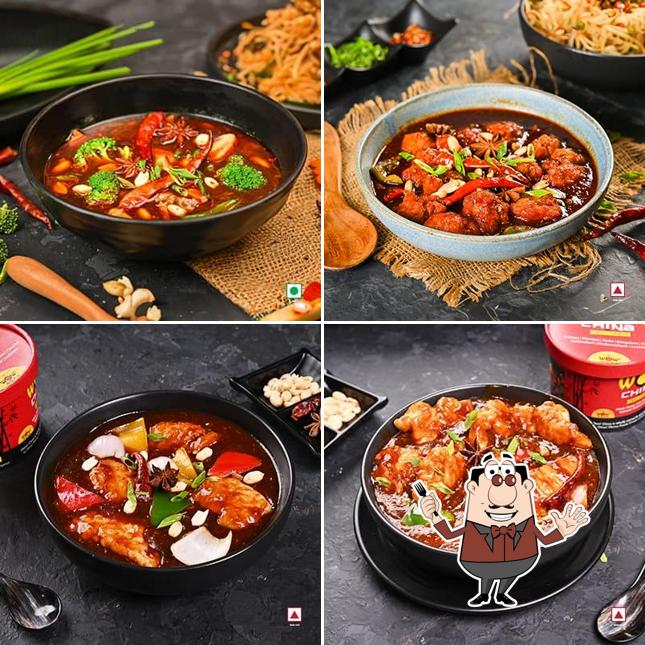 Among different things one can find food and drink at Wow! Momo