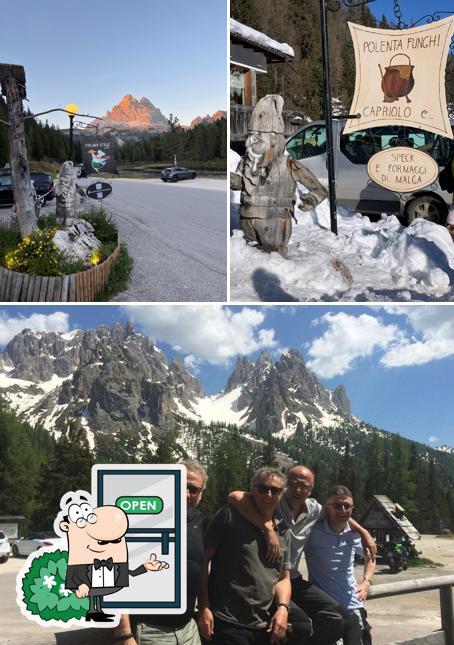 Gli esterni di Chalet Lago Antorno