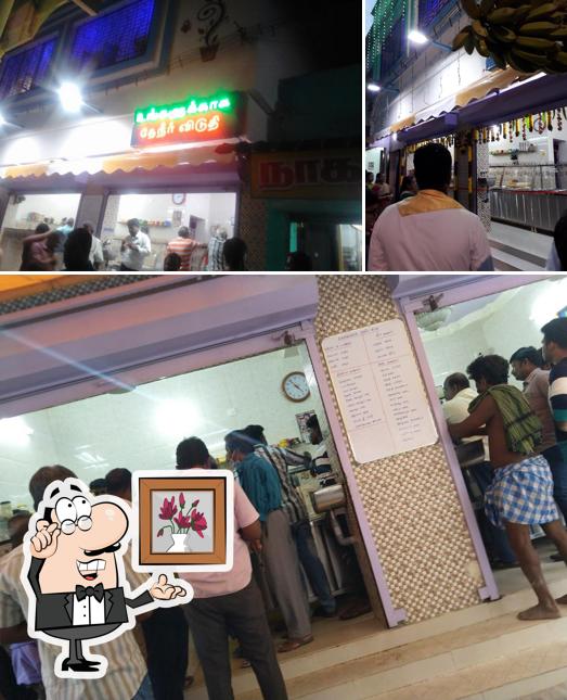 Among various things one can find interior and bar counter at Ungalukaha Tea Stall
