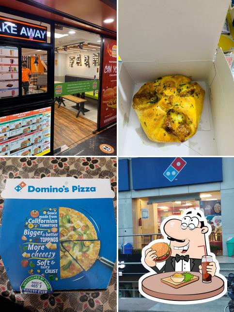 Order a burger at Domino's Pizza Jothwada, Jaipur