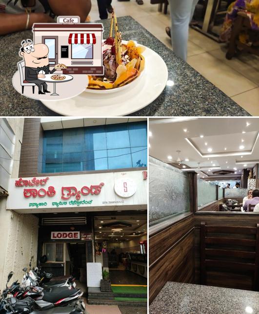 The exterior of Hotel Shanthi Grand Family Restaurant and Lodging