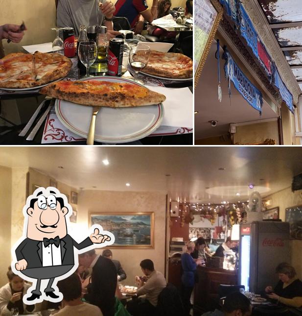 Installez-vous à l'une des tables de Il Forno Di Napoli