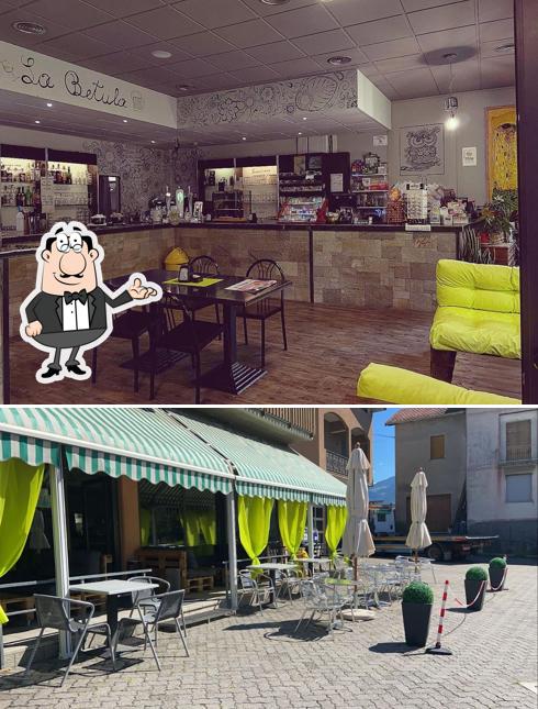 Gli interni di Bar La Betüla