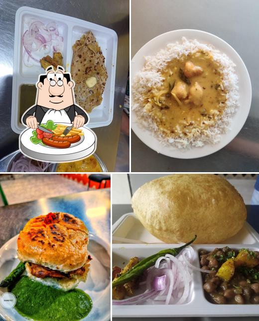 Food at Dhanraj Ji Chole Bhature