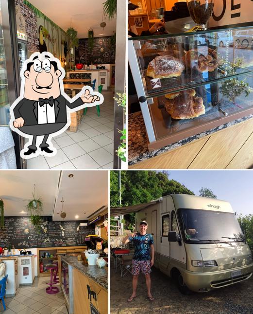 Dai un'occhiata agli interni di Enjoey Bar