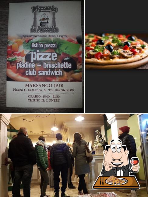 Ordina una pizza a La Piazzetta - Cicchetteria Pizzeria