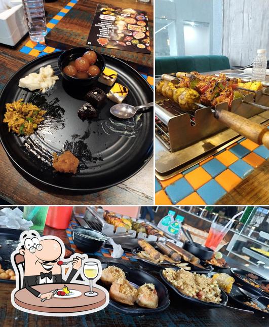 Food at Mad Over Grills, Manjalpur