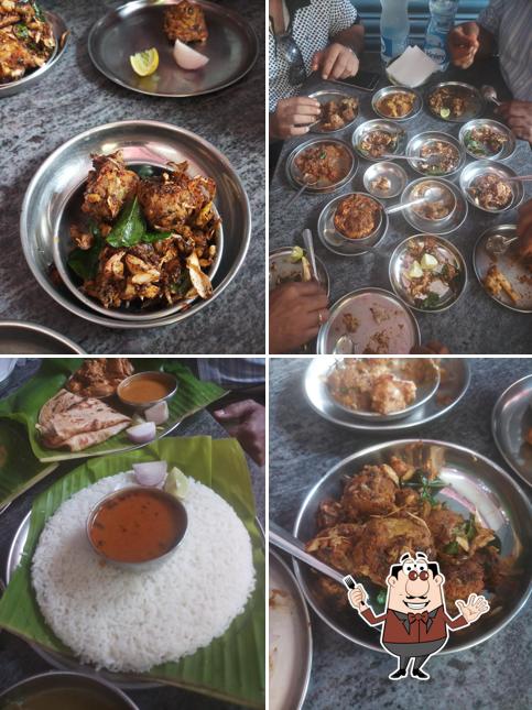 Meals at Sri Maruthi Gowda Military Hotel