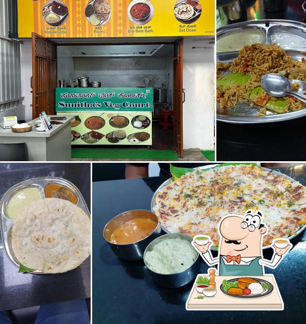 Food at Sunitha's Veg Court