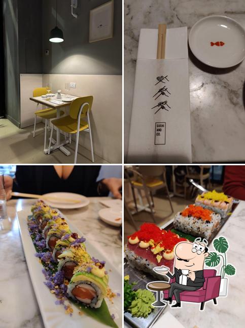 Gli interni di Sushi and Co. Napoli