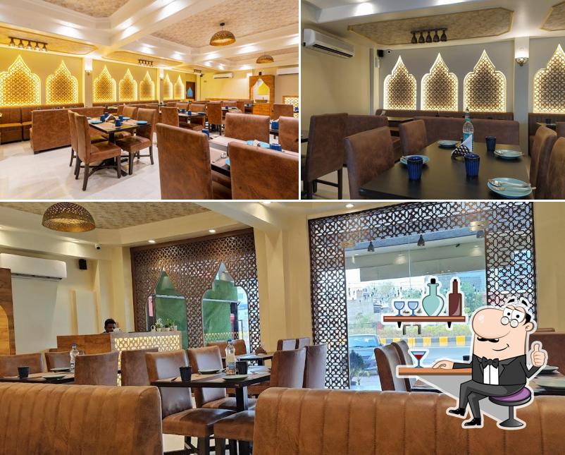 The interior of The Nawaabs
