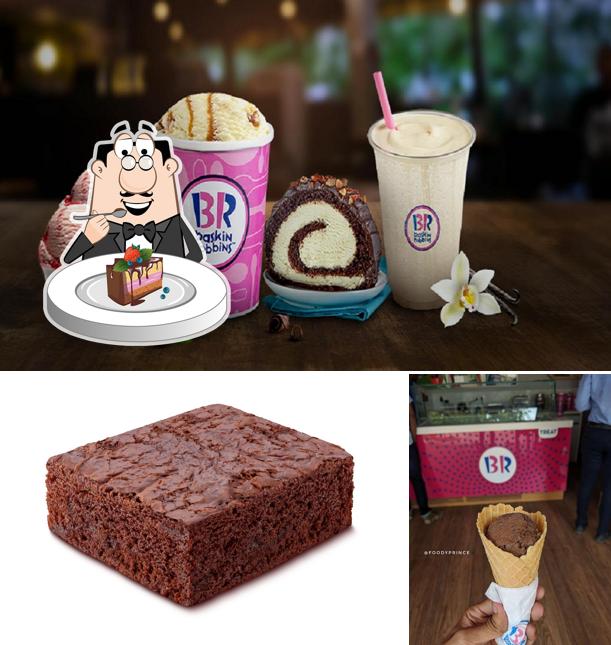 Chocolate cake at Baskin Robbins - Ice Cream Desserts