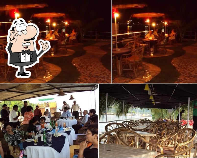 The interior of Bettys riverside restaurant and party venue Latehar