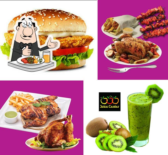 Food at Juice Center