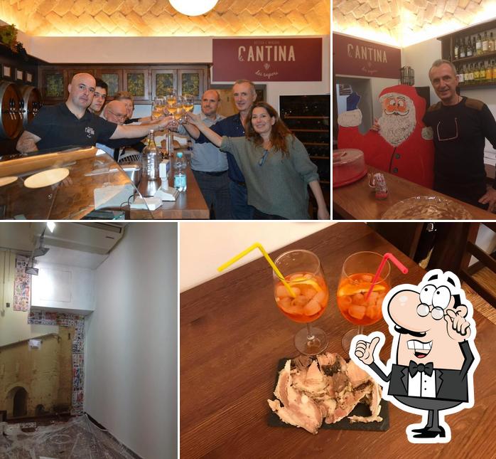 Gli interni di La Cantina Dei Sapori