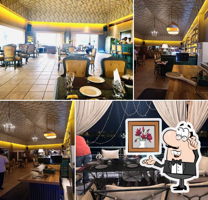 The interior of Lake House restaurant