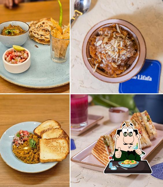 Food at The Lifafa Cafe & Restro