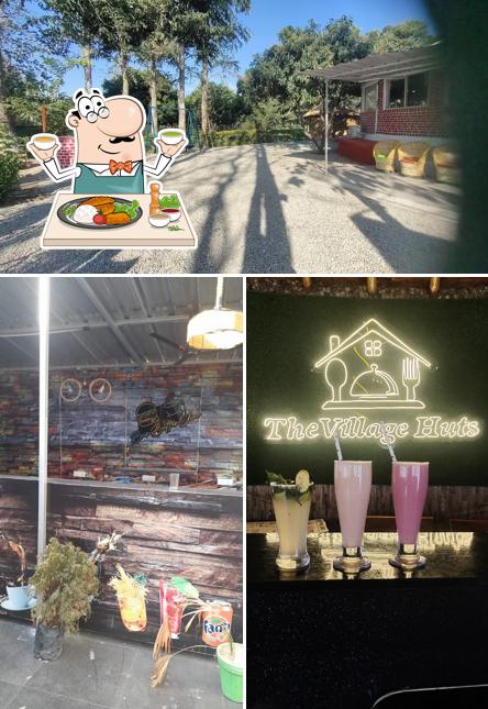 Food at The Village Huts Restaurant