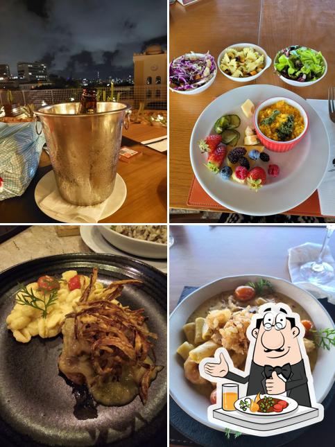 Comida em Cais Rooftop Lounge Bar