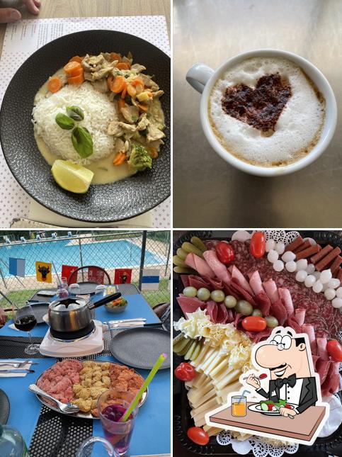 Platti al Restaurant de la piscine de Penthalaz