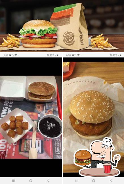 Order a burger at Burger King