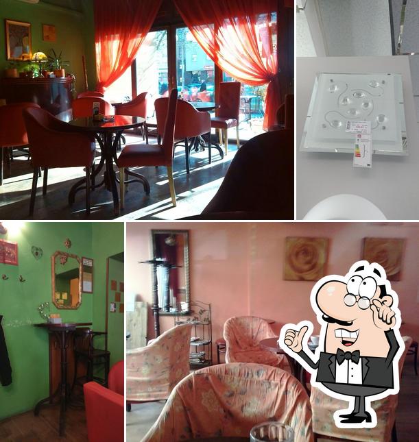 Gli interni di Bohemian cafe