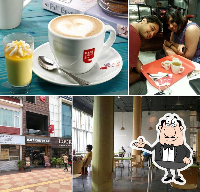 The interior of Café Coffee Day