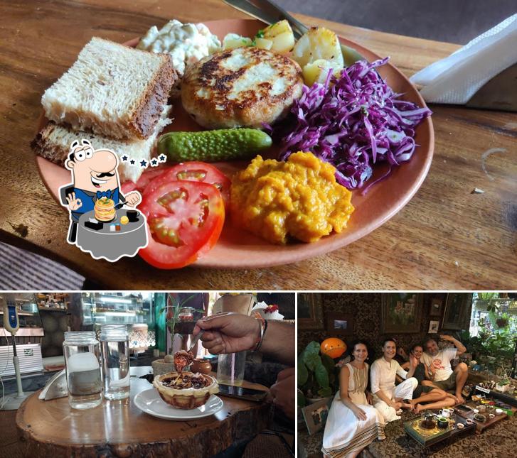 Food at Recharge Coffee