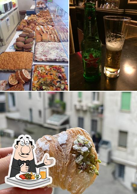 La cibo e birra del ristorante