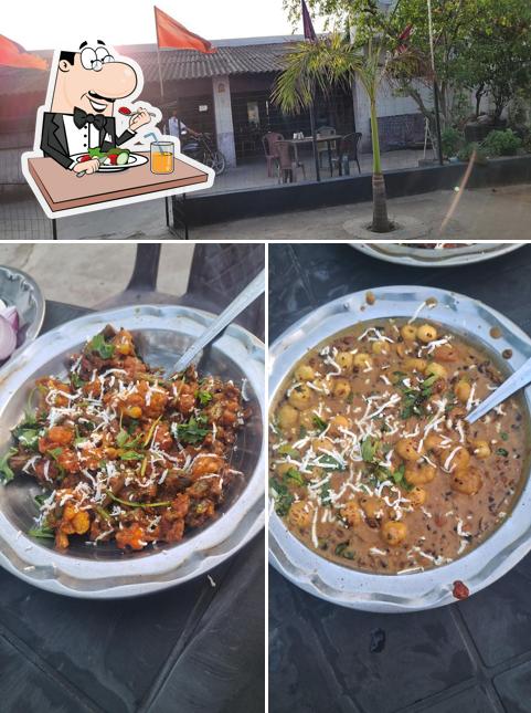 Among various things one can find food and exterior at Dhananjay Restaurant