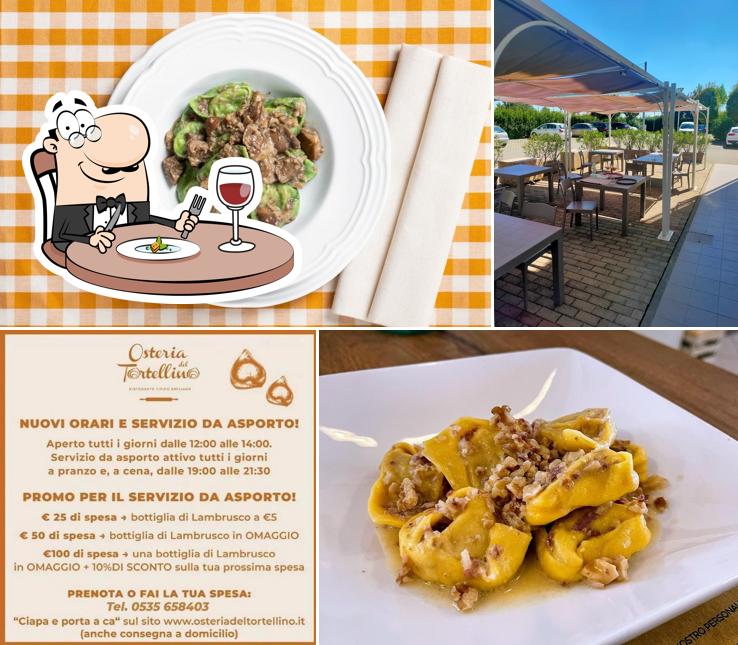 Cibo al Osteria del Tortellino