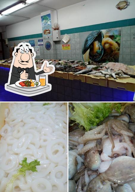 Cibo al Pescheria Mare Blu
