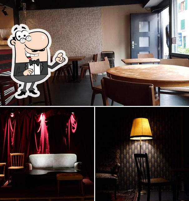Gli interni di Schall und Rauch Bar