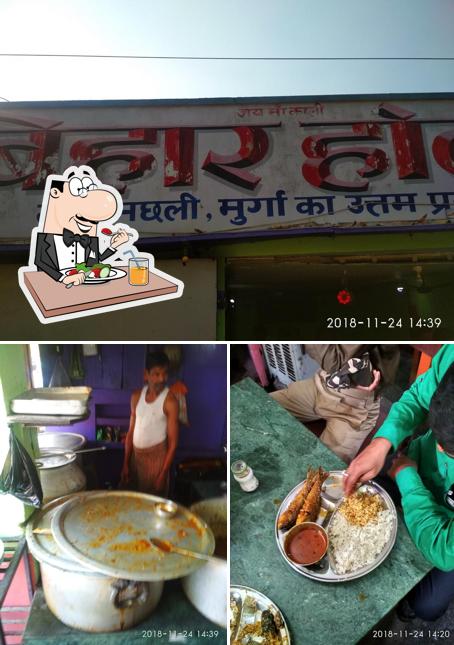 Food at Bihar Hotel