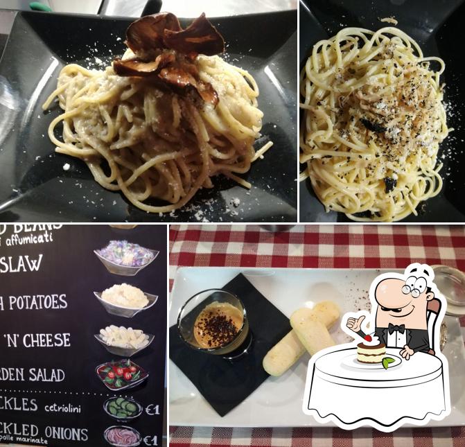 Buccianera cucina romana offre un'ampia varietà di dolci