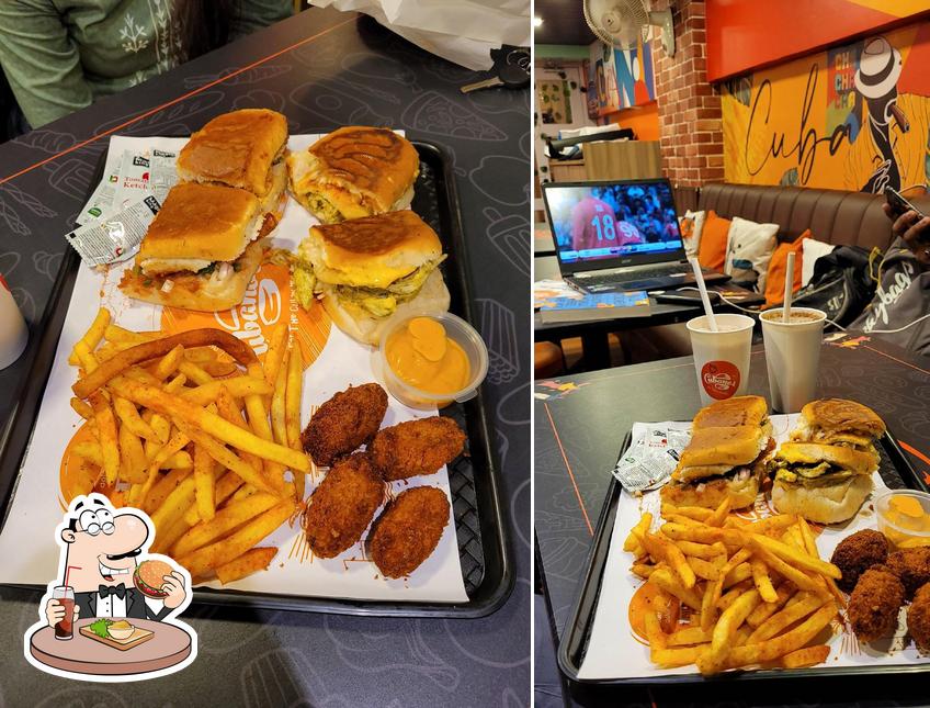 Get a burger at Cubanos