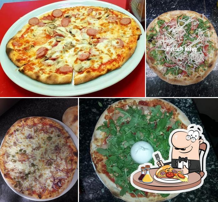 Prova una pizza a Fast Food King Halal