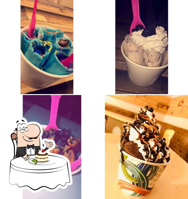 Frozen Cafe offers a selection of sweet dishes